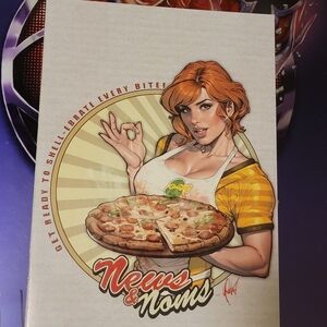 Pizza Themed Graphic Poster